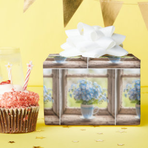 Papel De Regalo Olvídenme-No Bunch In Coffee Cup