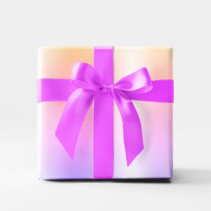 Papel De Regalo Ombre de Lámina de Arcoíris Pastel Falso