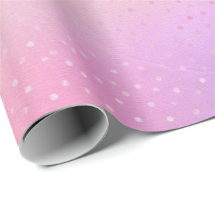 Papel De Regalo Ombre en colores pastel azul Ombre púrpura rosado