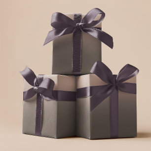 Papel De Regalo Ombre marrón beige monocromático moderno