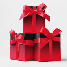 Ombre negro y rojo moderno