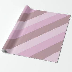 Papel De Regalo Ombre rayado rosado púrpura