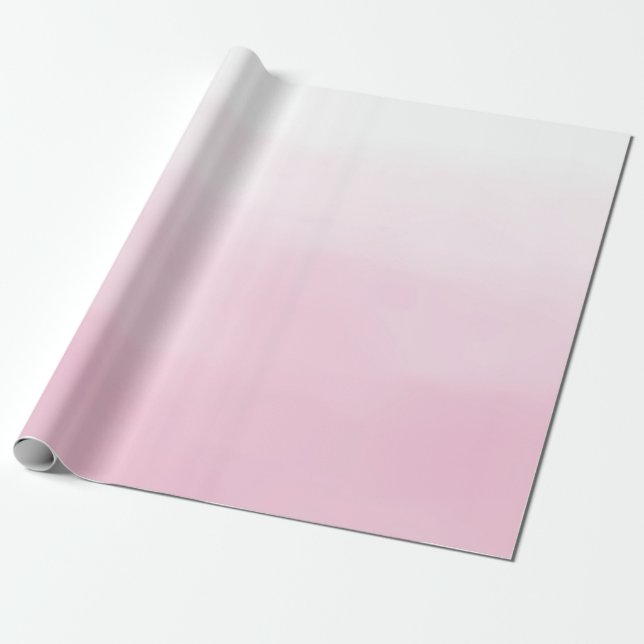 Papel De Regalo Ombre rosa (Desenrollado)