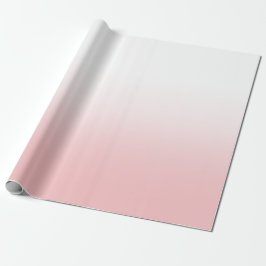 Papel De Regalo Ombre rosa blanco y coral