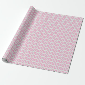 Papel De Regalo Onda Retro Rosa