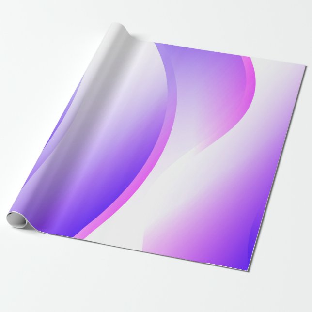 Papel De Regalo Ondas creativas. Backgr de estilo de tecnología fu (Desenrollado)