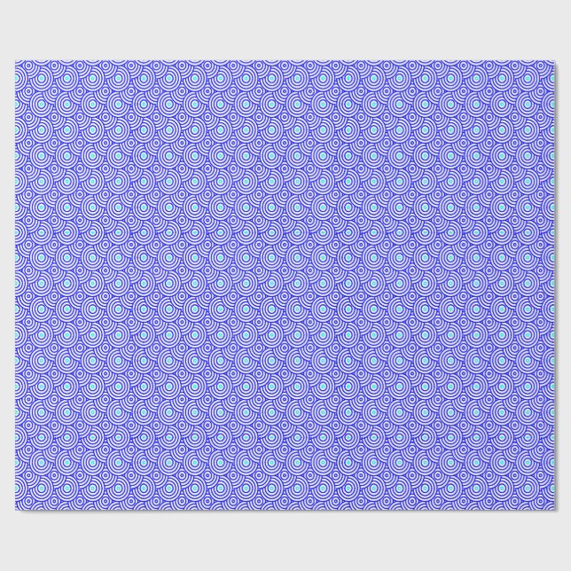 Papel De Regalo Ondas de Eco (Superficie plana)