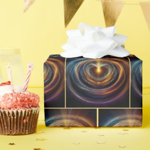 Papel De Regalo Ondas de luz de energía de movimiento giratorio