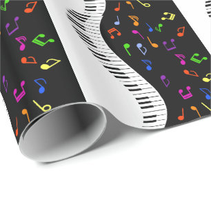 Papel De Regalo Ondas musicales