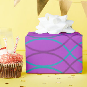 Papel De Regalo Ondas púrpuras