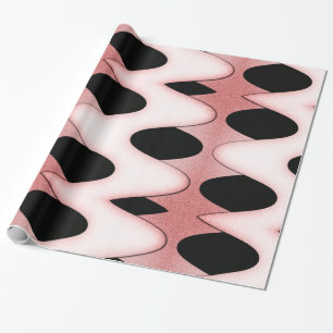 Papel De Regalo Ondas rosadas orientales mesmerizantes