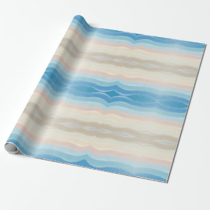 Papel De Regalo Ondas salinas costeras