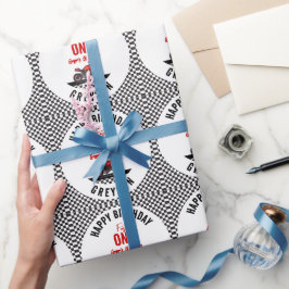 Papel De Regalo One Fast Race Motorcycle Boy 1st Birthday Party