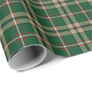 Papel De Regalo O'Neill Clan Tartán Patrón de Placas Irlandés
