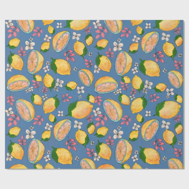 Papel De Regalo Ooh Lemon Wrapping Paper 1 (Superficie plana)