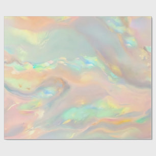 Papel De Regalo Opal holográfico falso colorido de moda