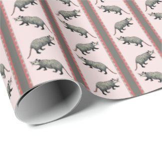 Papel De Regalo Opossum Stripe