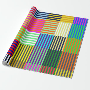 Papel De Regalo Óptica inspirada en Bauhaus