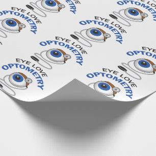 Papel De Regalo Optometría De Amor Ocular