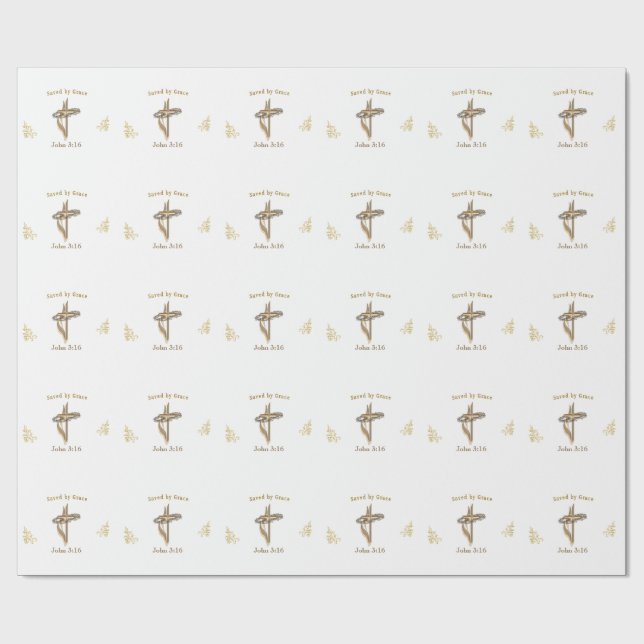Papel De Regalo Oración Cristiana (Superficie plana)
