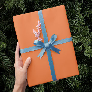 Papel De Regalo Orange wrapping paper, birthday gift wrapping