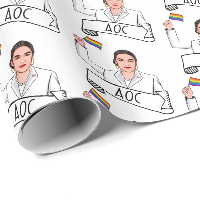 Papel De Regalo Orgullo AOC (Esquina del rollo)
