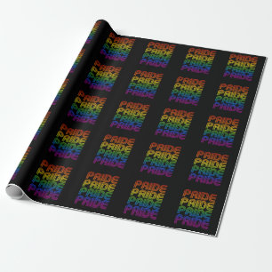 Papel De Regalo Orgullo Arcoíris Retro