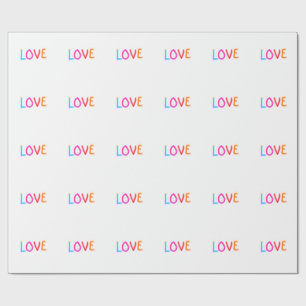Papel De Regalo Orgullo de amor arcoíris acuarela LGBTQ Junio mode