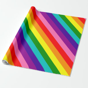 Papel De Regalo Orgullo gay arcoiris LGBT Original Bandera de 8 fr