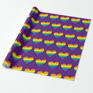 Papel De Regalo Orgullo Gay Bandera Arcoiris Amor
