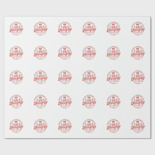Papel De Regalo Orgulloso miembro del club travieso de pickleball