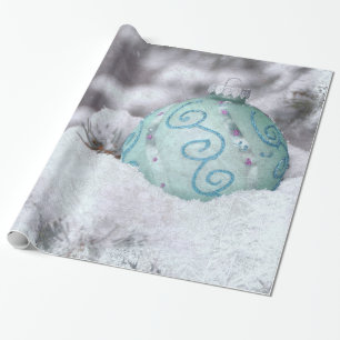 Papel De Regalo ornamento congelado de navidades