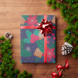 Papel De Regalo Ornamento de Navidad