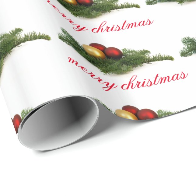 Papel De Regalo Ornamento feriado de navidades (Esquina del rollo)
