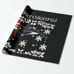Papel De Regalo Ornamento navideño Orca Killer Whale
