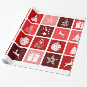 Papel De Regalo Ornamentos decorativos de árboles de Navidad