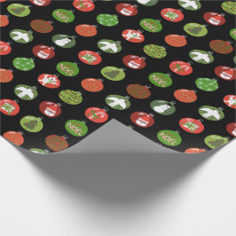 Papel De Regalo Ornamentos navideños PERSONALIZADO de bolas navide