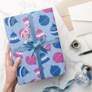 Papel De Regalo Ornamentos retro de las populares campanas de Navi