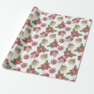 Papel De Regalo Ornamentos tradicionales/clásicos de Navidad