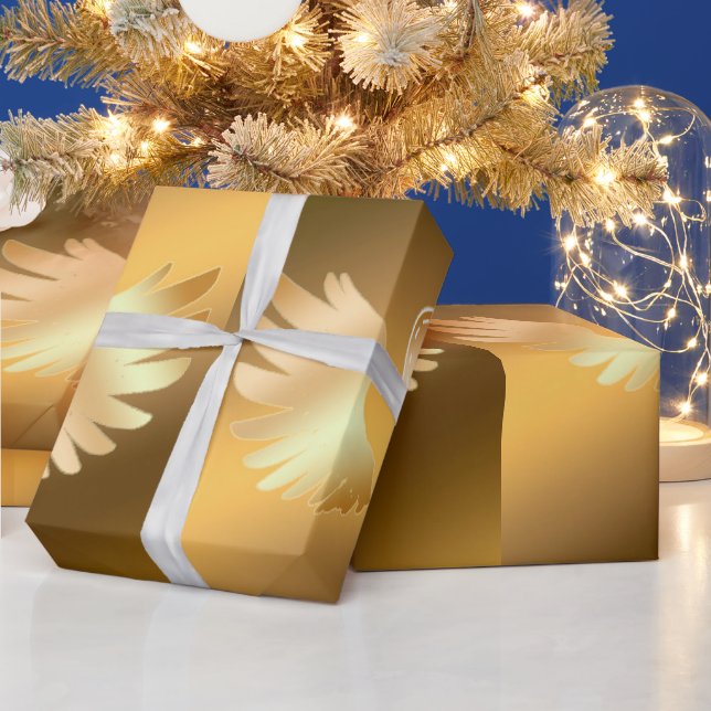 Papel De Regalo Oro (Vacaciones)