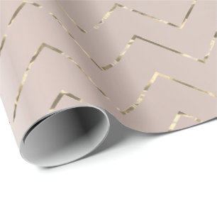 Papel De Regalo Oro color de rosa rosado VIP más astuto metálico
