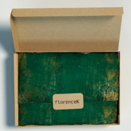 Papel De Regalo Oro con problemas Esmeralda Verde Tropical Profund