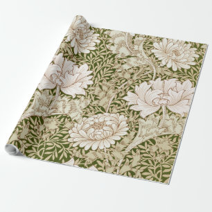 Papel De Regalo Oro de crisantemo, William Morris