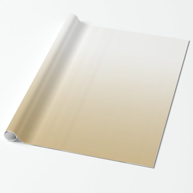 Papel De Regalo Oro Ombre (Desenrollado)