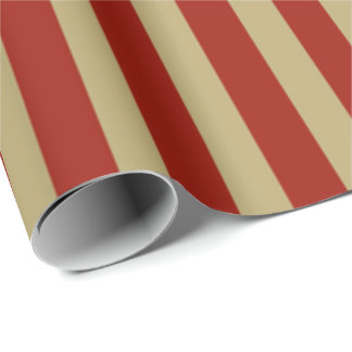 Papel De Regalo Oro Rojo