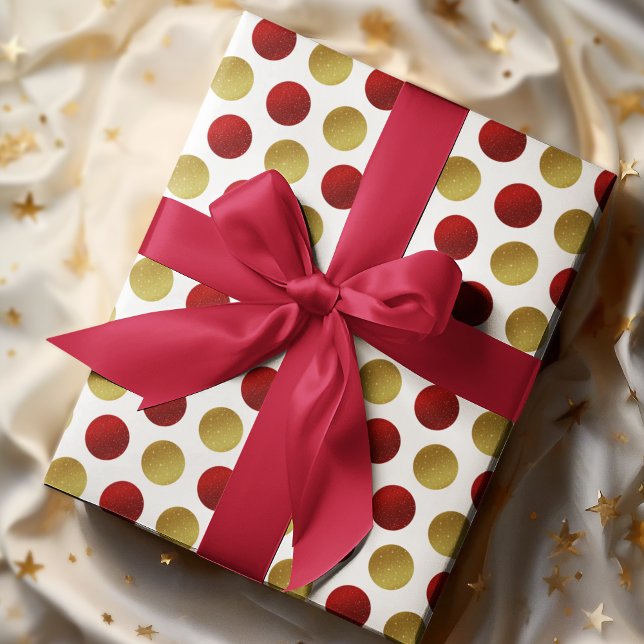 Papel De Regalo Oro Rojo Esparroquiosamente Navidades envueltos pa (Subido por el creador)