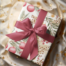 Papel De Regalo Oro y rosa | Adornos | Patrón botánico