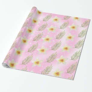 Papel De Regalo Orquídea Con Fermones