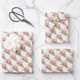 Papel de Regalo - Orquídea Rosa
