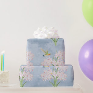 Papel De Regalo Orquídeas Florales Rosa Pastel